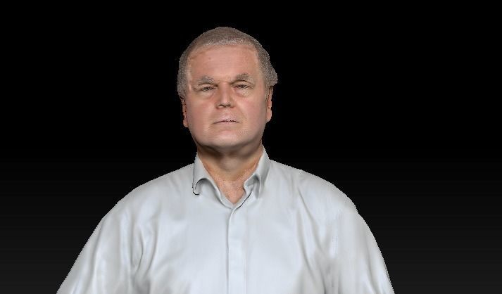 Adult man office style ready for rigging 94 Low-poly 3D model_6