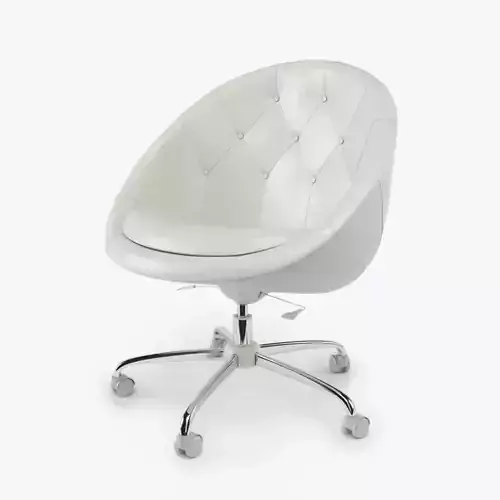 Swiver Chair White 3D model