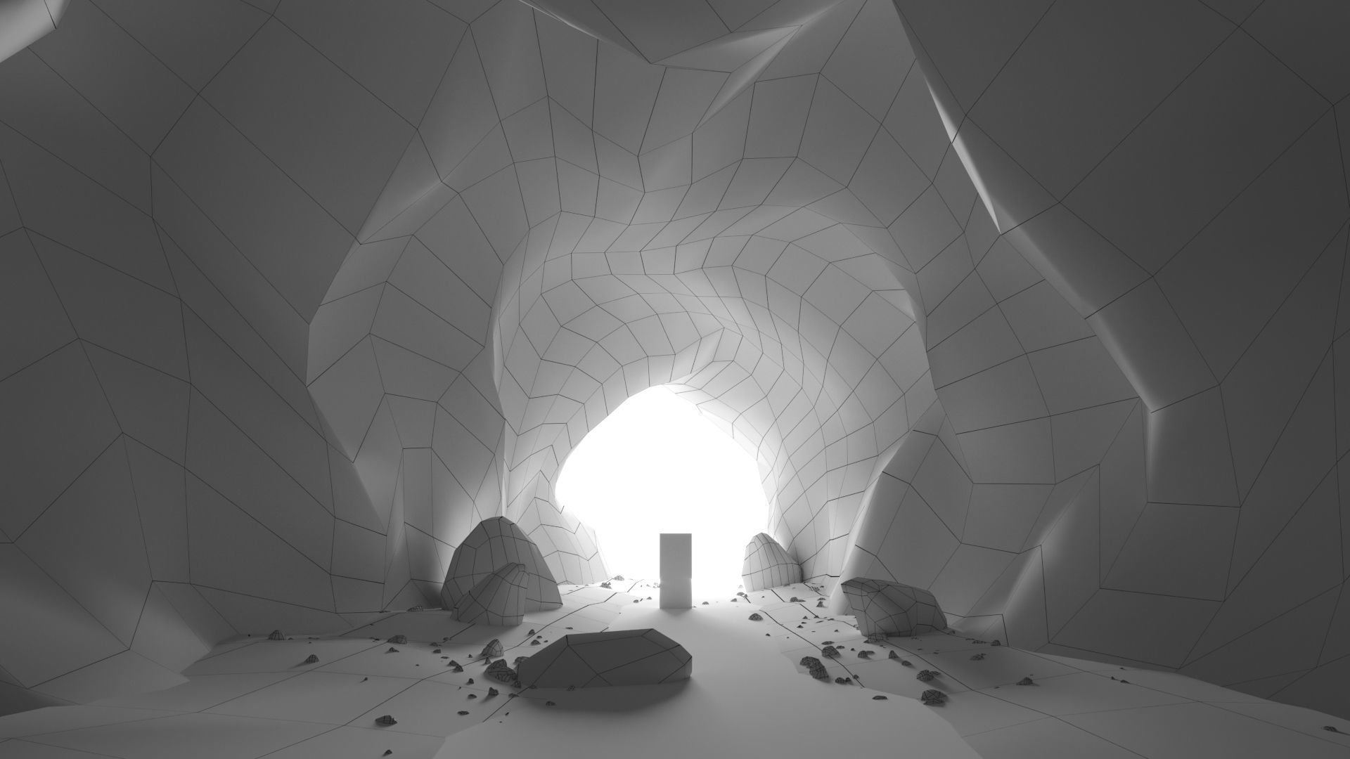 Ice Cave 3D model_1
