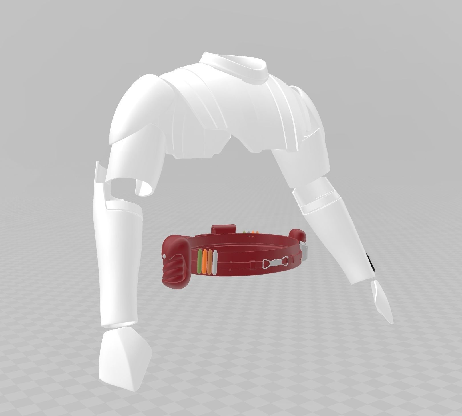 Star Wars Obiwan General Kenobi  Aromr Coplay 3D print model_5