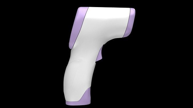 Thermometer  DT8809c Temperature Gun lowpoly model Low-poly 3D model