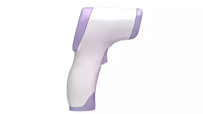 Thermometer  DT8809c Temperature Gun lowpoly model