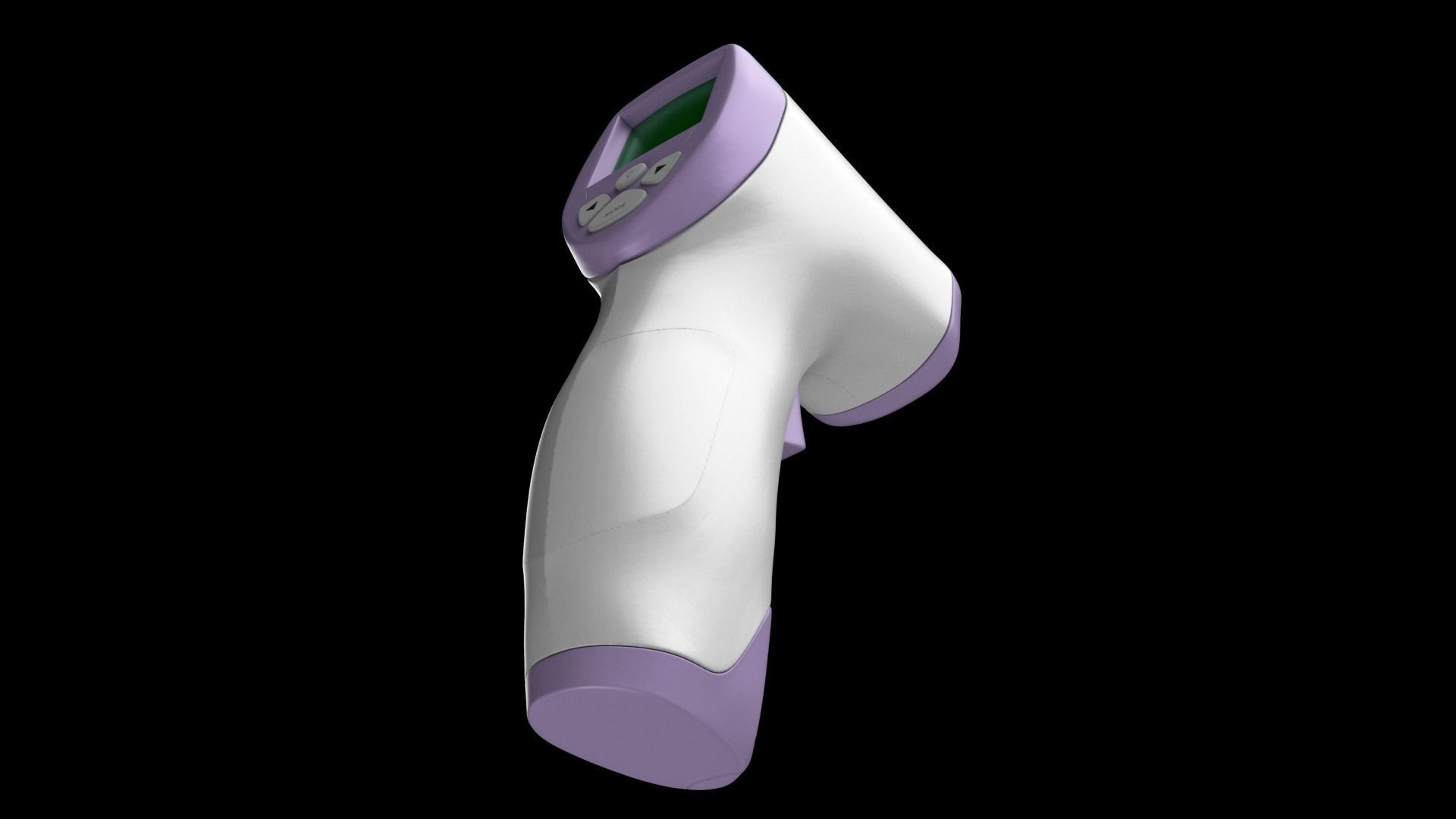 Thermometer DT8809c Temperature Gun lowpoly model Low-poly 3D model_5