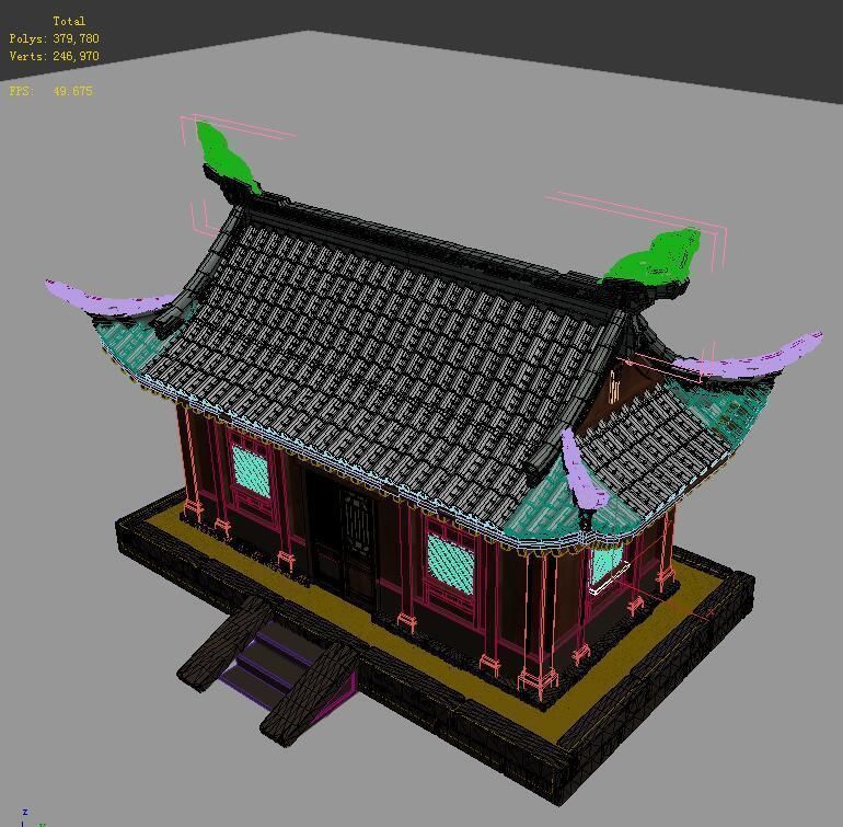 Architecture - Windy Grassland Building 01 3D model_2