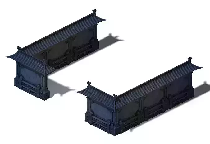 Building - stone chamber wall 02