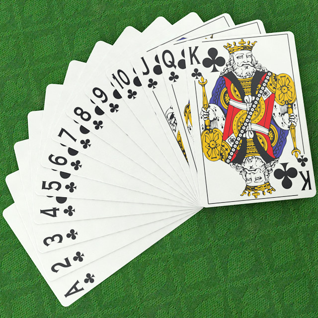 Playing Cards 3D model_2