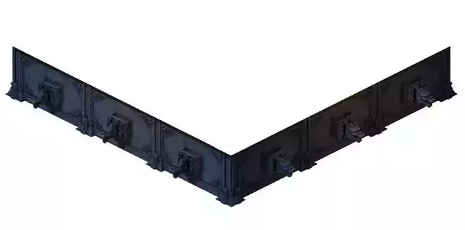 Building - stone chamber wall 03