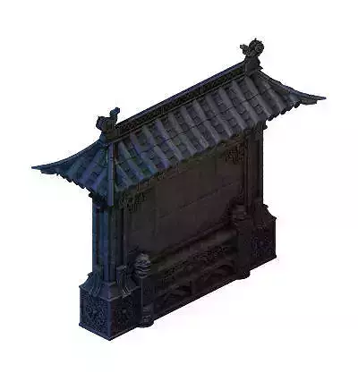 Building - stone chamber wall 04