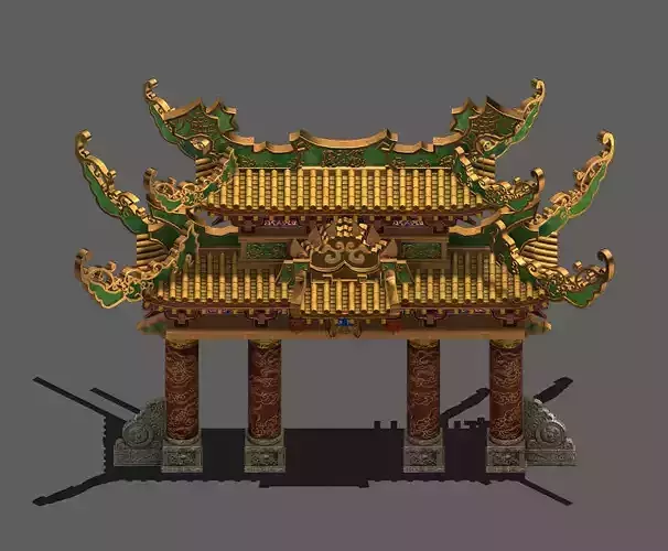 Architectural image of the door - arch