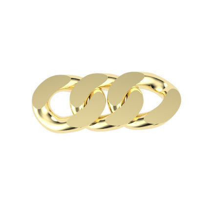 8mm Wide Loose Chain Link 3D print model_1