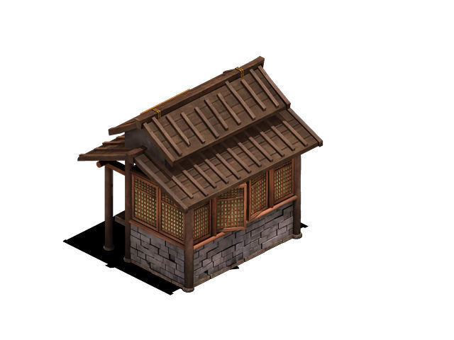 Street - small street vendors 3D model_5