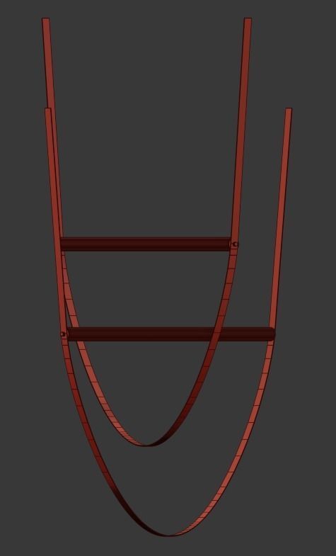 WireLine ladder 3D model_7