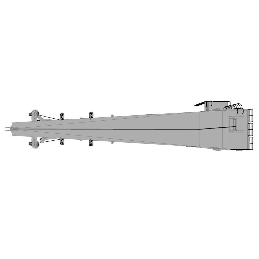 Shipping Crane Low-poly 3D model_10