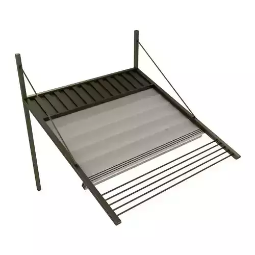 Motorized Pergola 3 bronze patina dark