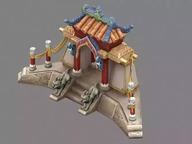 Cartoon world - gate