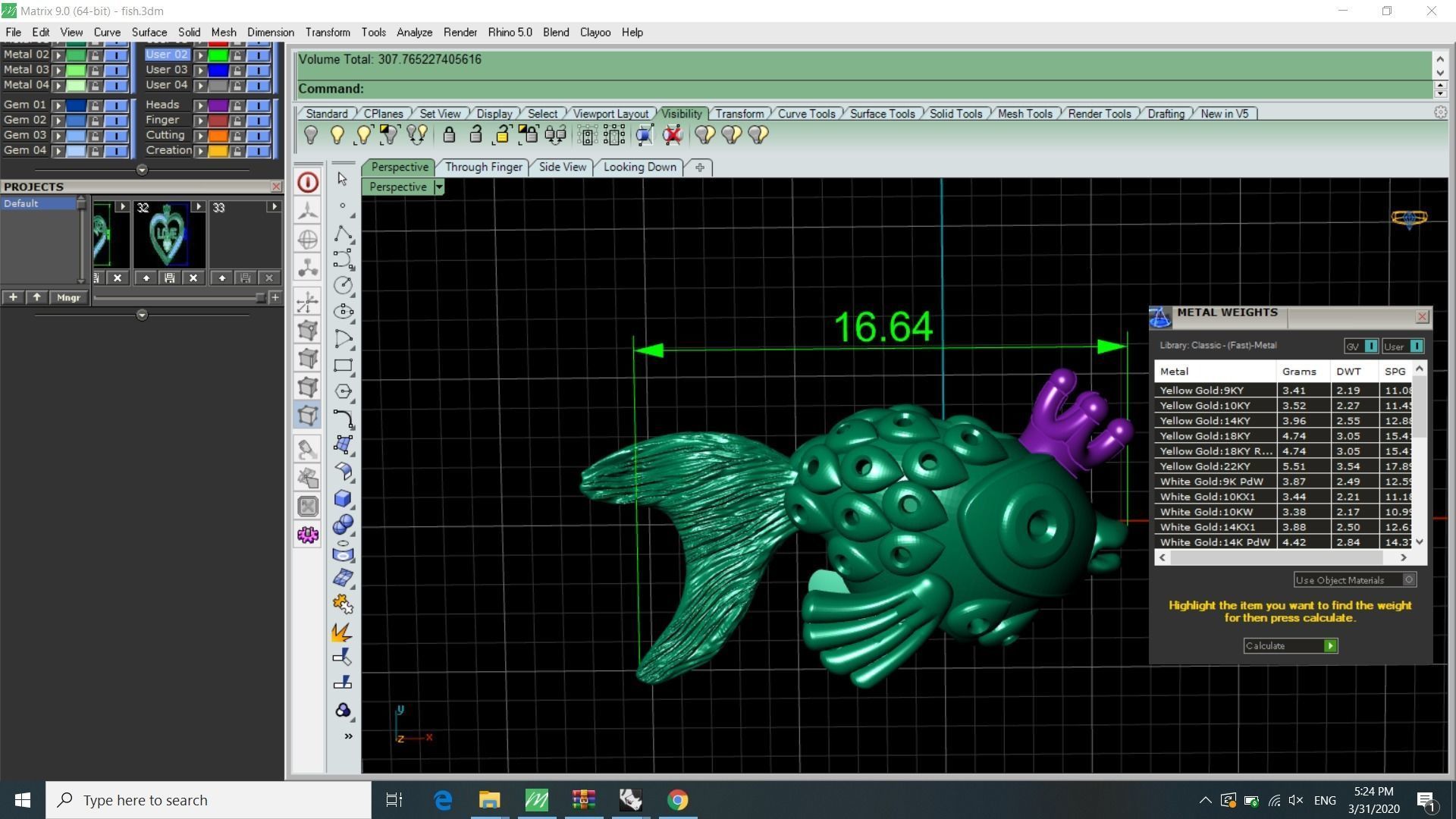 fish bracelet pandora 3D print model_3