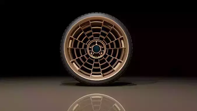 C7SSW wheel 3D model