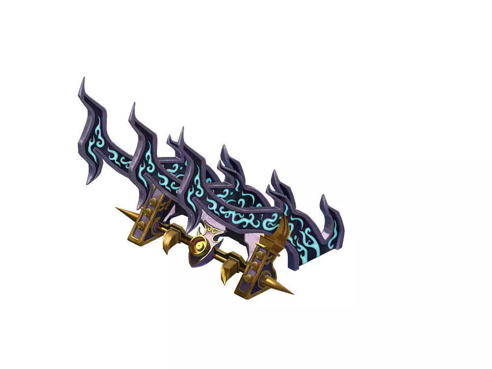 Game Model - Hanging Garden - Magic Army Camp Fenc 3D model_0