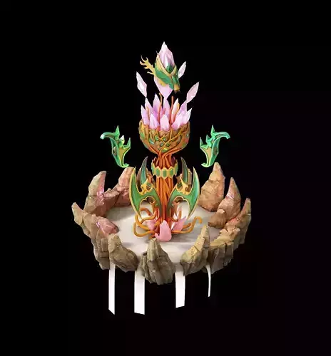 Game Model - Hanging Garden - Once upon a magic ar