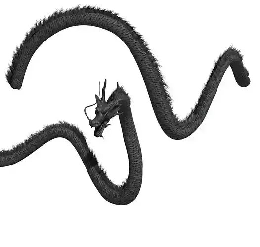 Trapped Dragon Cave - Ancient Stone Dragon 01