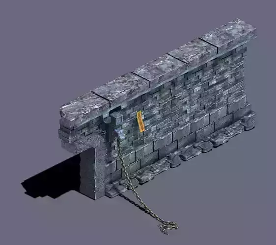 Trapped Dragon Cave - Wall 01