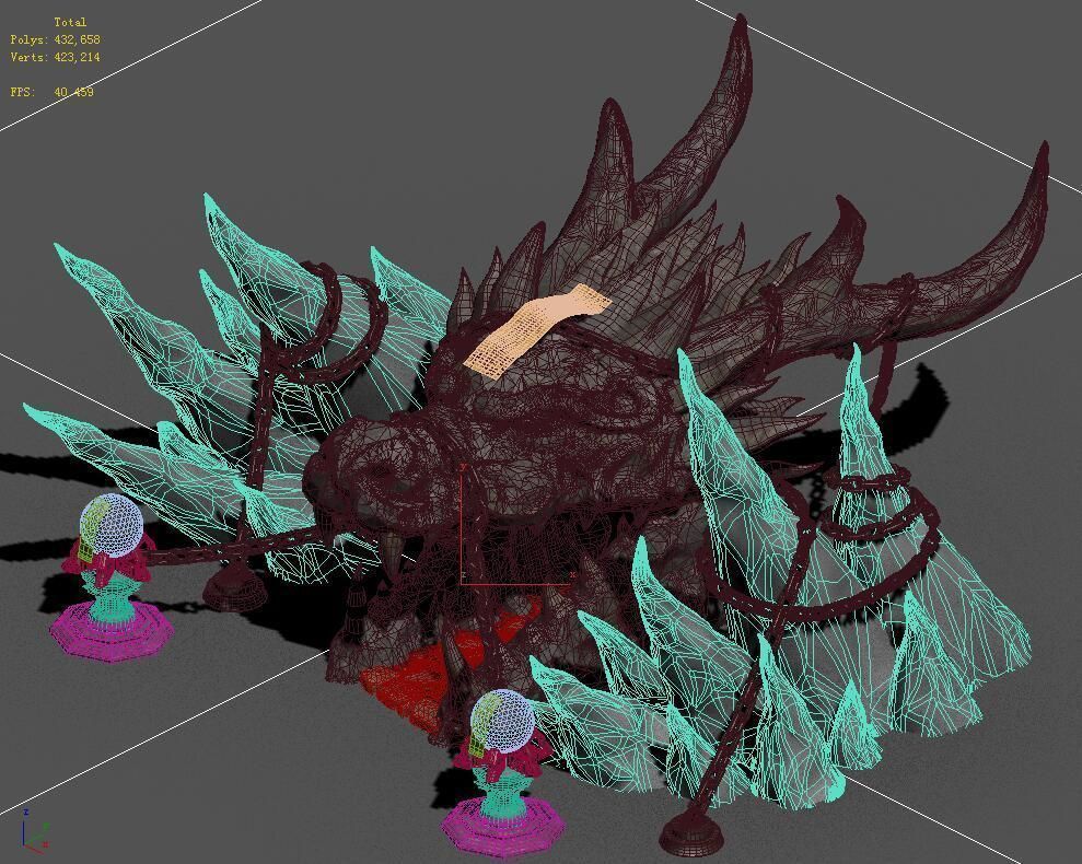 Trapped Dragon Cave - Entrance 3D model_2