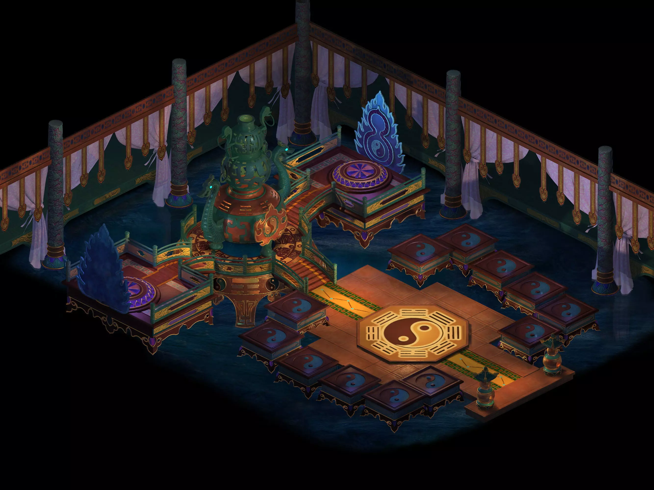 Game model - alchemy room 3D model_0