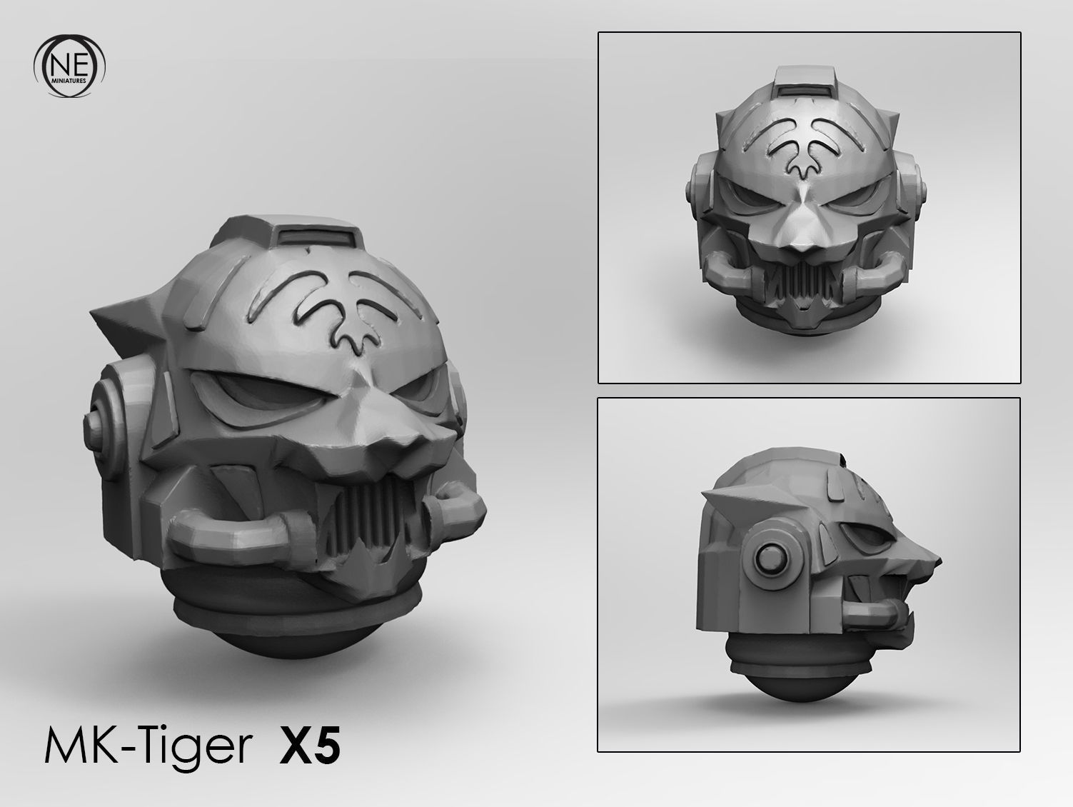 space helmet animal pack 3D print model_3