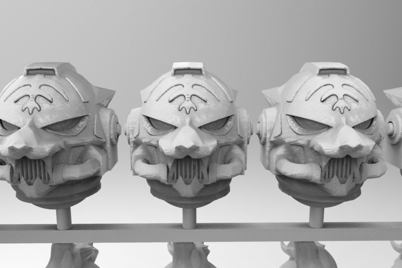 space helmet animal pack 3D print model_5