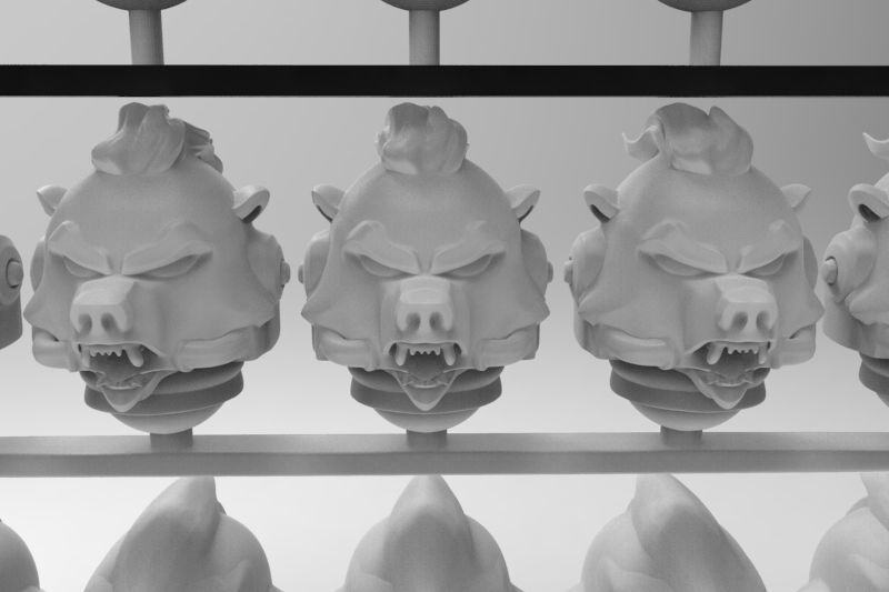 space helmet animal pack 3D print model_6