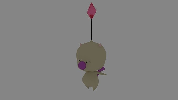 moogle final fantasy 3D model