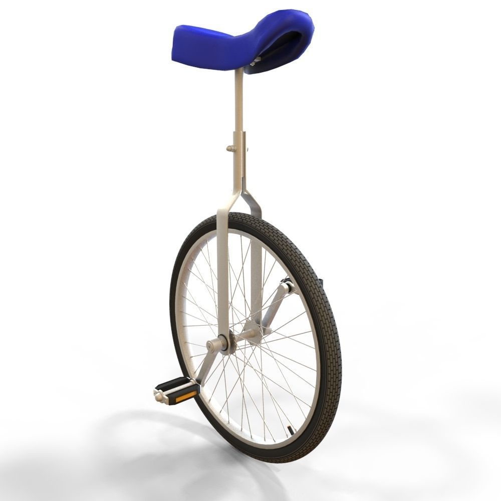 unicycle 3D Model Game ready .fbx .ma .mb