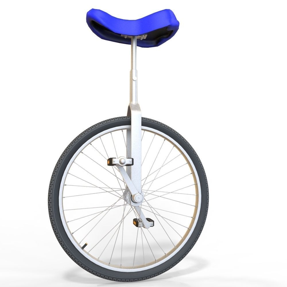unicycle 3D Model Game ready .fbx .ma .mb