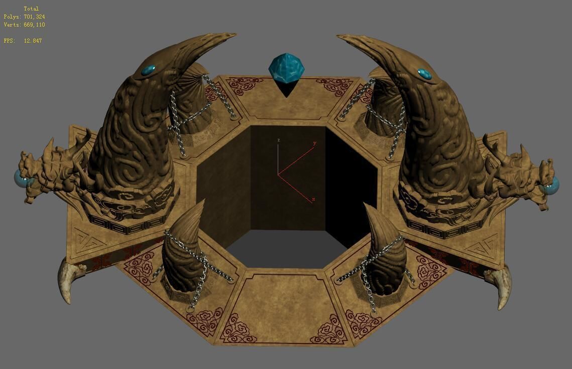 Lingquan - spring eyes 3D model_1