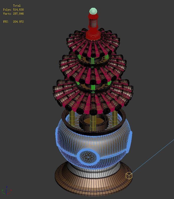 Magic are - lights 2 3D model_5