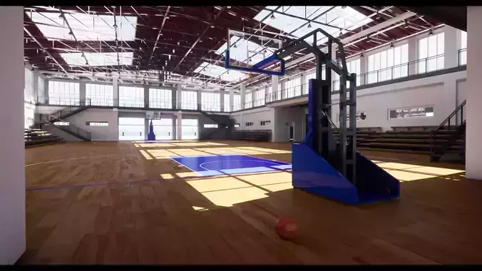 School Basketball Court