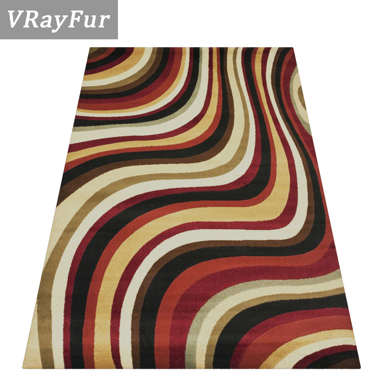 Rug Set 415 3D model_2
