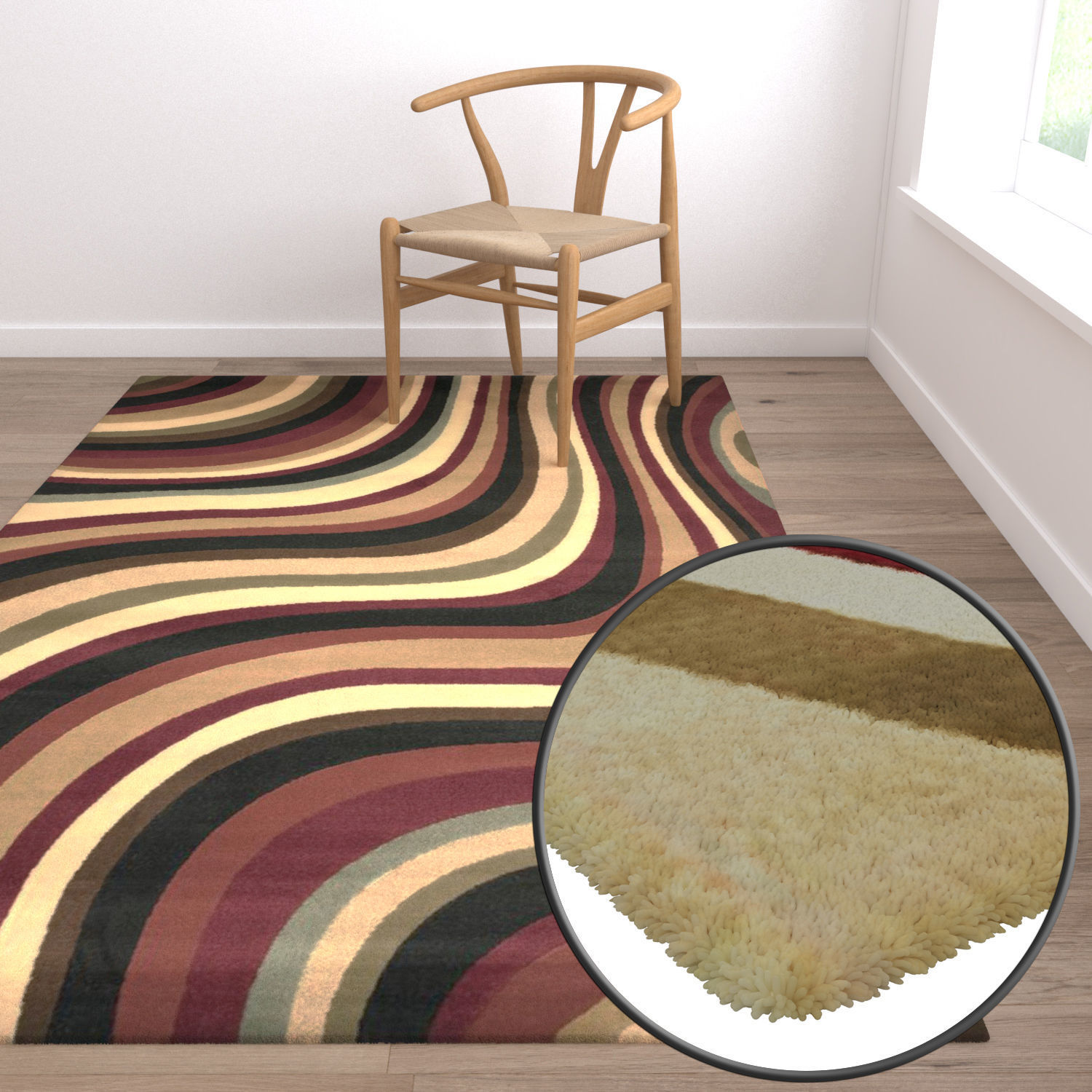 Rug Set 415 3D model_5