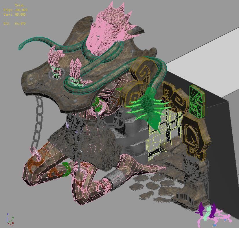 Devil Cave - Entrance 3D model_2