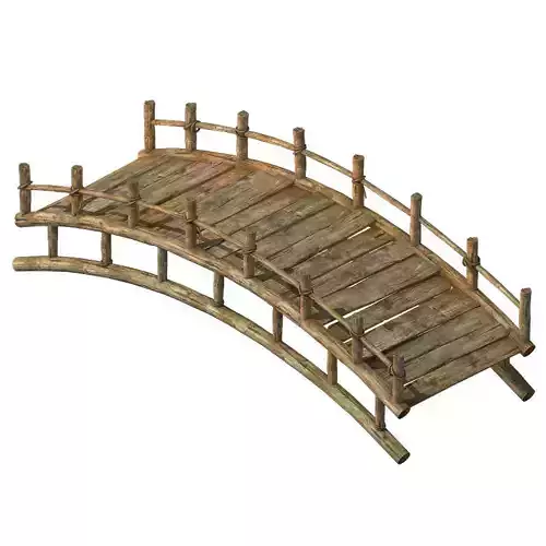 Wooden Buildings - Wooden Bridge 032