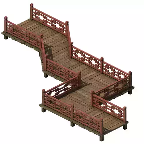 Wooden bridge - nine bridge