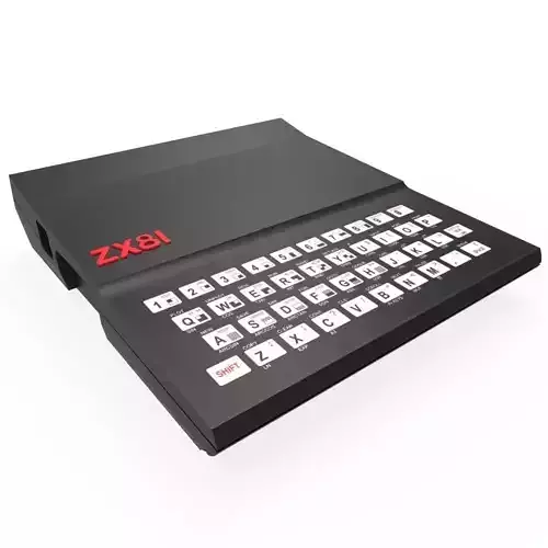 Spectrum ZX81 Low-poly 3D model