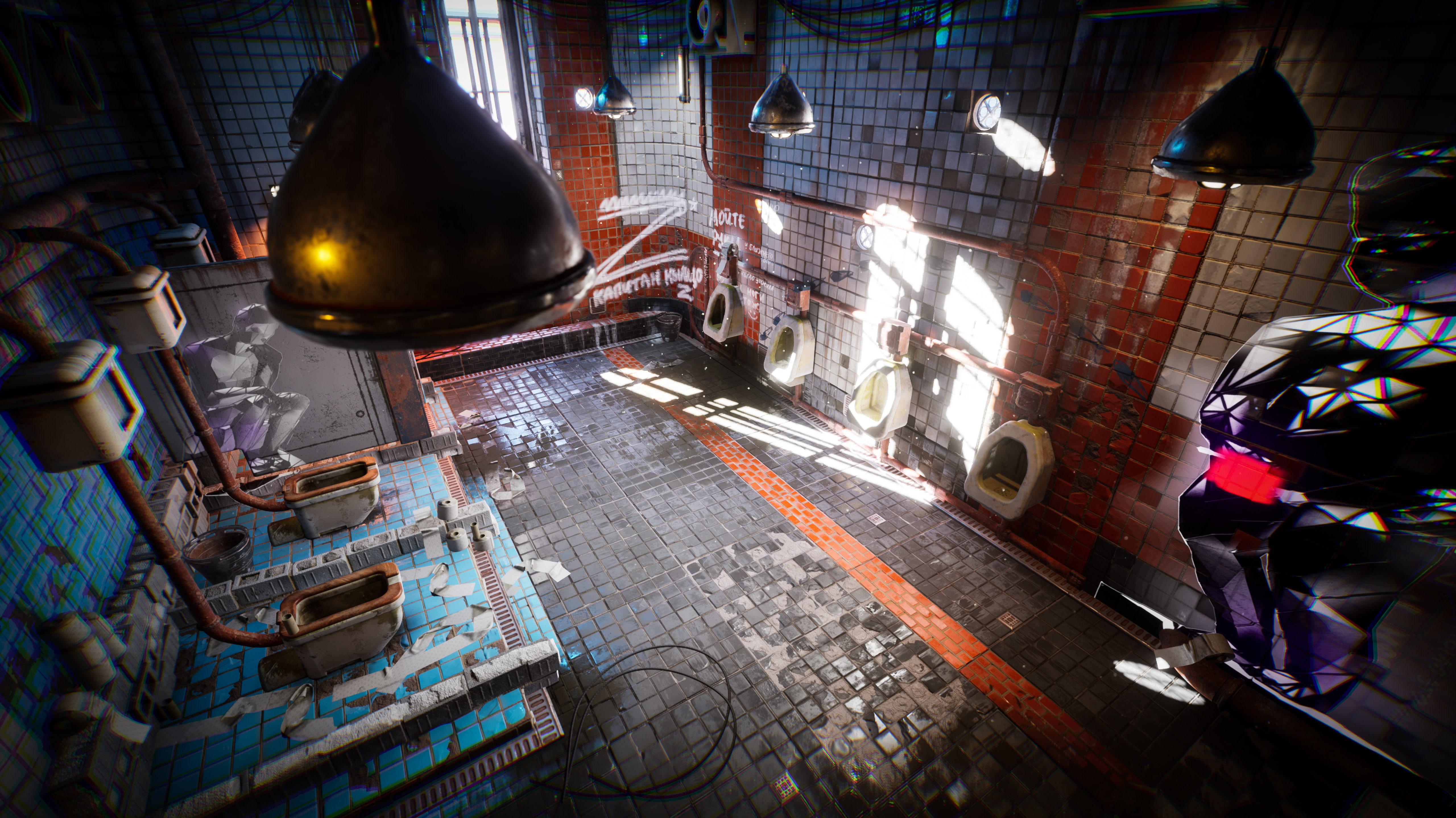 Cyberpunk Toilet Low-poly 3D model_5