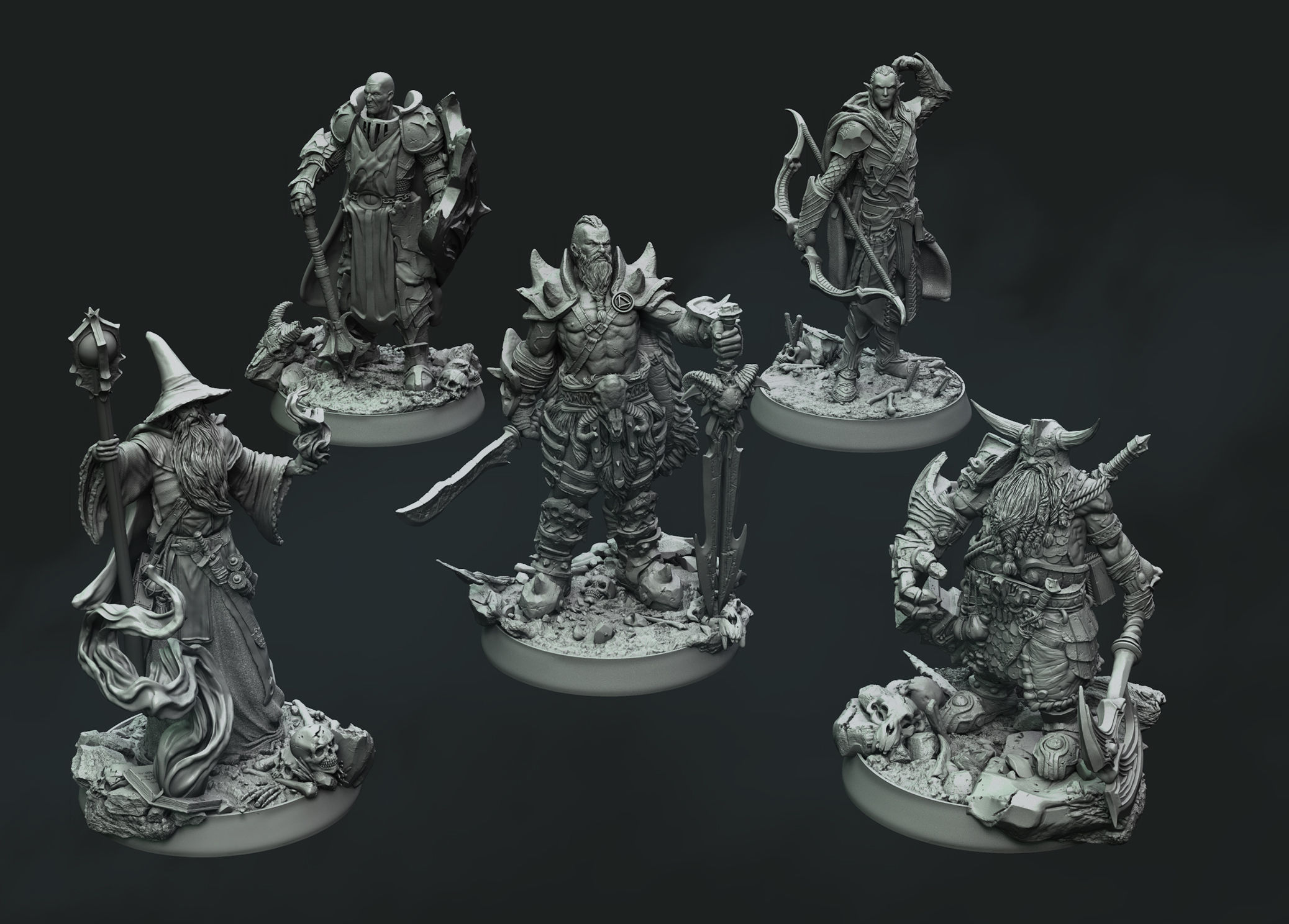 HERO PACK set 3D print model_1