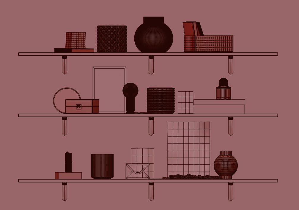 Decorative set N2 3D model_11