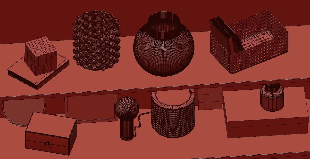 Decorative set N2 3D model_16