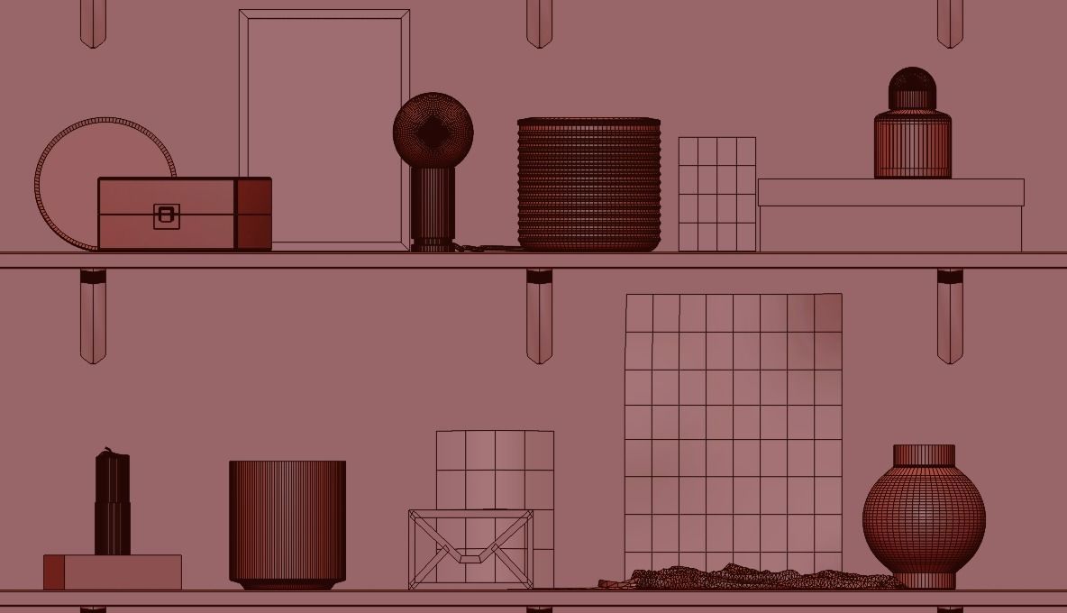 Decorative set N2 3D model_12