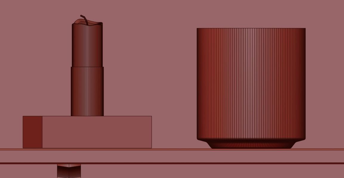 Decorative set N2 3D model_10