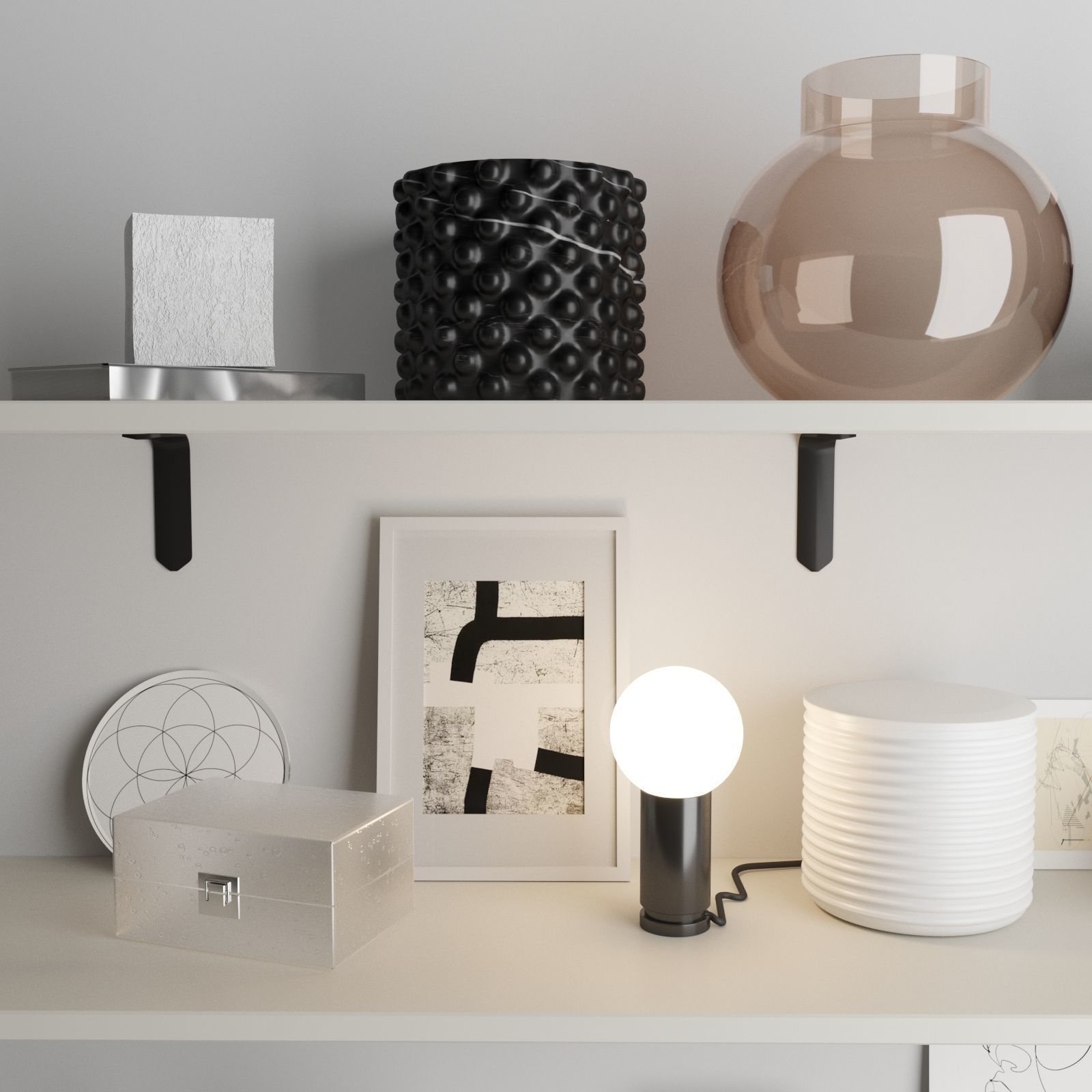 Decorative set N2 3D model_6