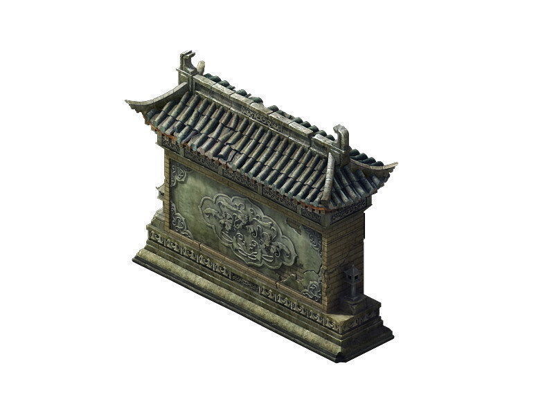 Game Model - Broken Walls 3D model_2